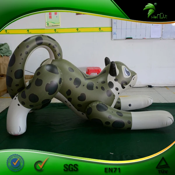 Inflatable Snow Leopard Custom Inflatable Leopard Cartoon Animal Figure with SPH