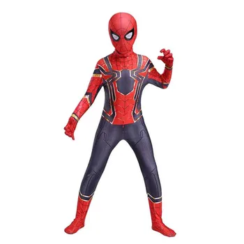 Super-hero Costume Bodysuit Spandex Halloween Spider Man Cosplay ...