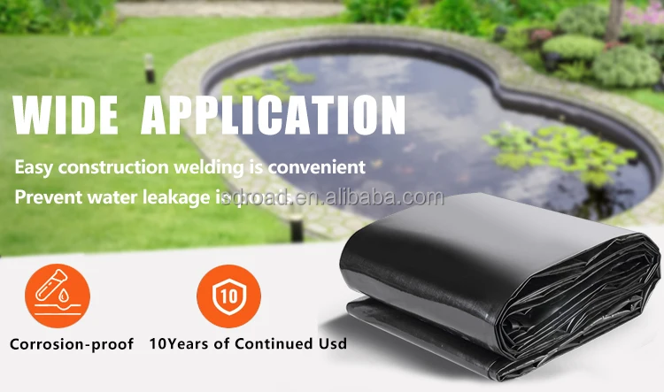 product hdpe ldpe geomembrane for landfill reservoir tunnel subway pond liner waterproof uv resistance fish tank liner-13