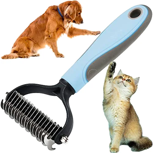 Uniperor  Top Seller Deshedding Tool Massage Comb Cleaning Slicker Hair Removal Animal Cat Dog Comb Pet Grooming Brush