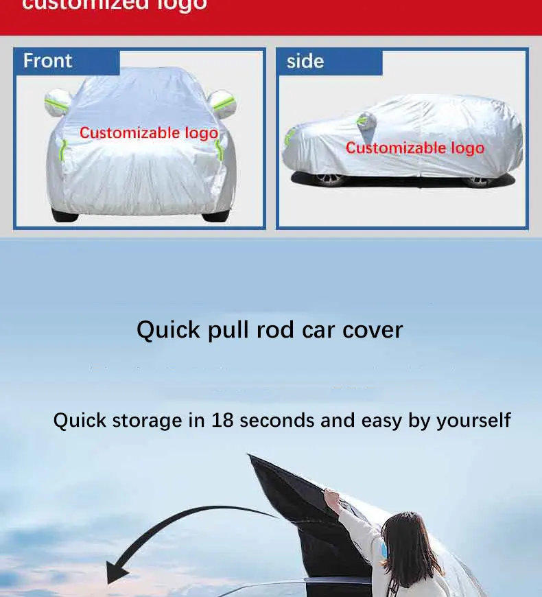 High Quality Car Cover Foldable Cover Car Waterproof E30 Automatic