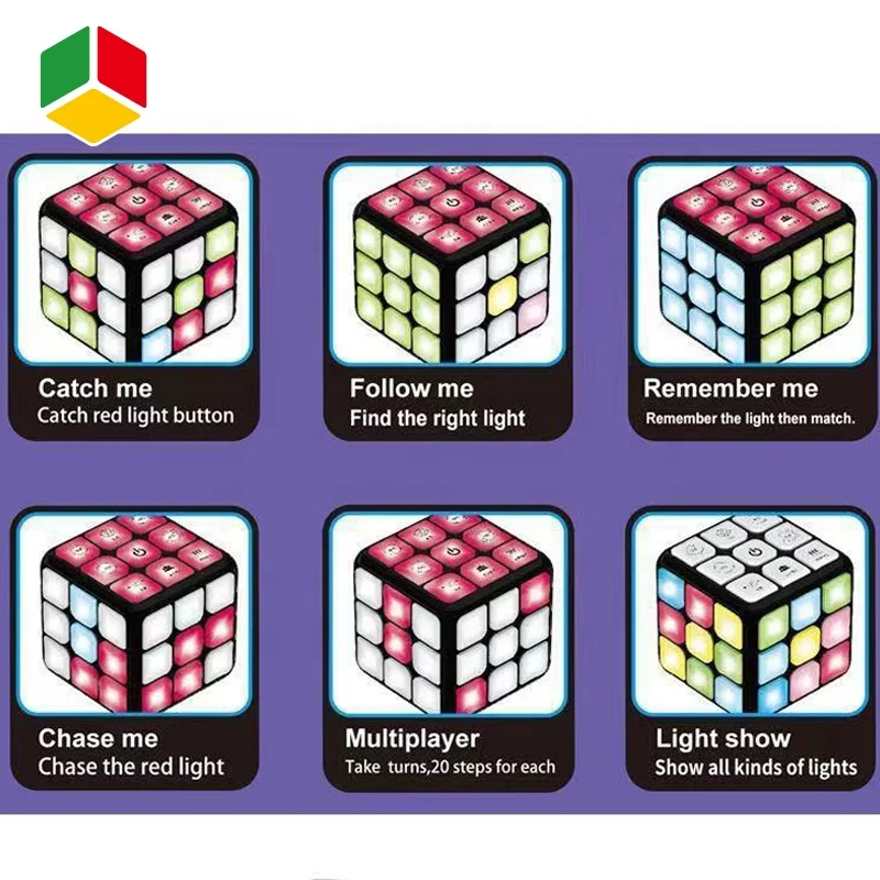 4 in 1 Electronic Game Cube - Memory Brain Training Toy with