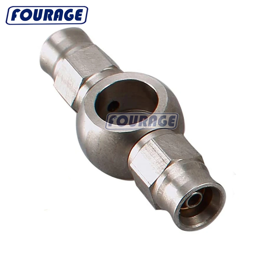 Stainless Steel Straight Brake Banjo Fitting Banjo Eye Hole Diameter 10