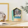 Mini bookshelf for decompression (books not included)