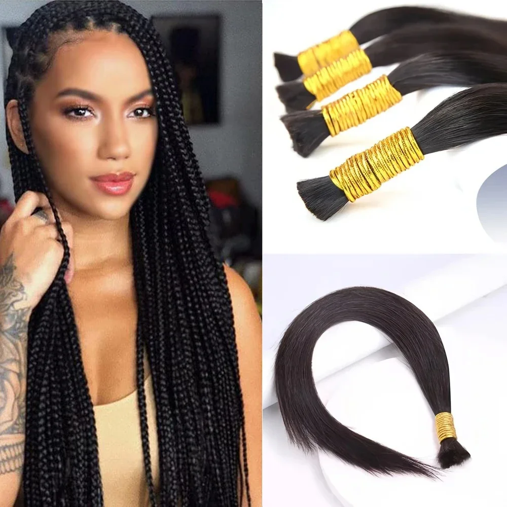 Echthaar Flechthaar Remy Extensions Für Natürliches Haarstyling_voghion.com