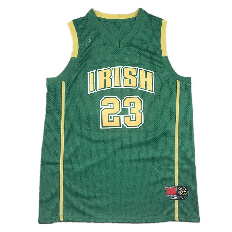  Custom Men's Lebron #23 High School Basketball Jersey