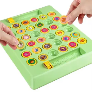 ITTL Flip Chess Children's Two Player Board Game Plastic Toy for Logical Thinking for Parents and Kids