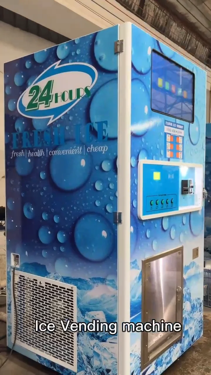 Hight Quality 24hours Automatic Pack Outdoor Advanced Ice Vending