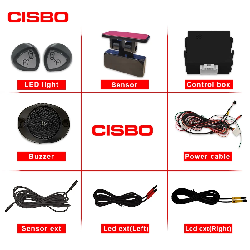 CISBO New DIY Rear Windshield Pasted 77Ghz BSD BLIND SPOT DETECTION for Passenger Car