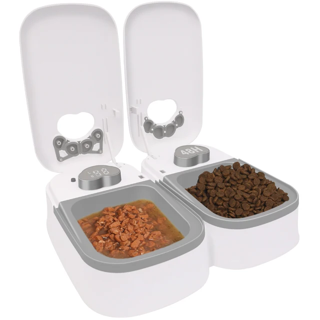 Time Setting Pet Smart Intelligent Feeder Pet Dog Cat Food Bowl Pet Feeder