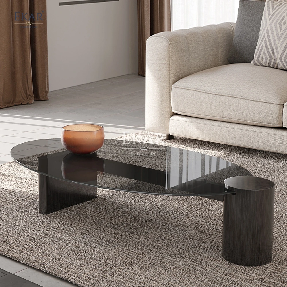 product contemporary glass top round coffee table for stylish living spaces-62