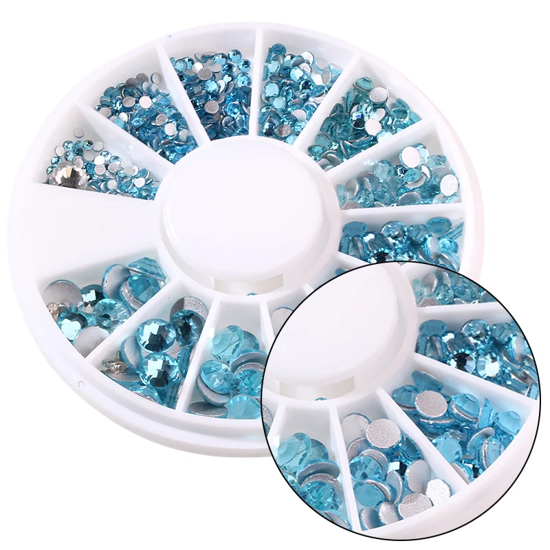 SS3-SS20 Mix Sizes Glitter Nail Rhinestone for Nails Art 3D Decorations Accessories details