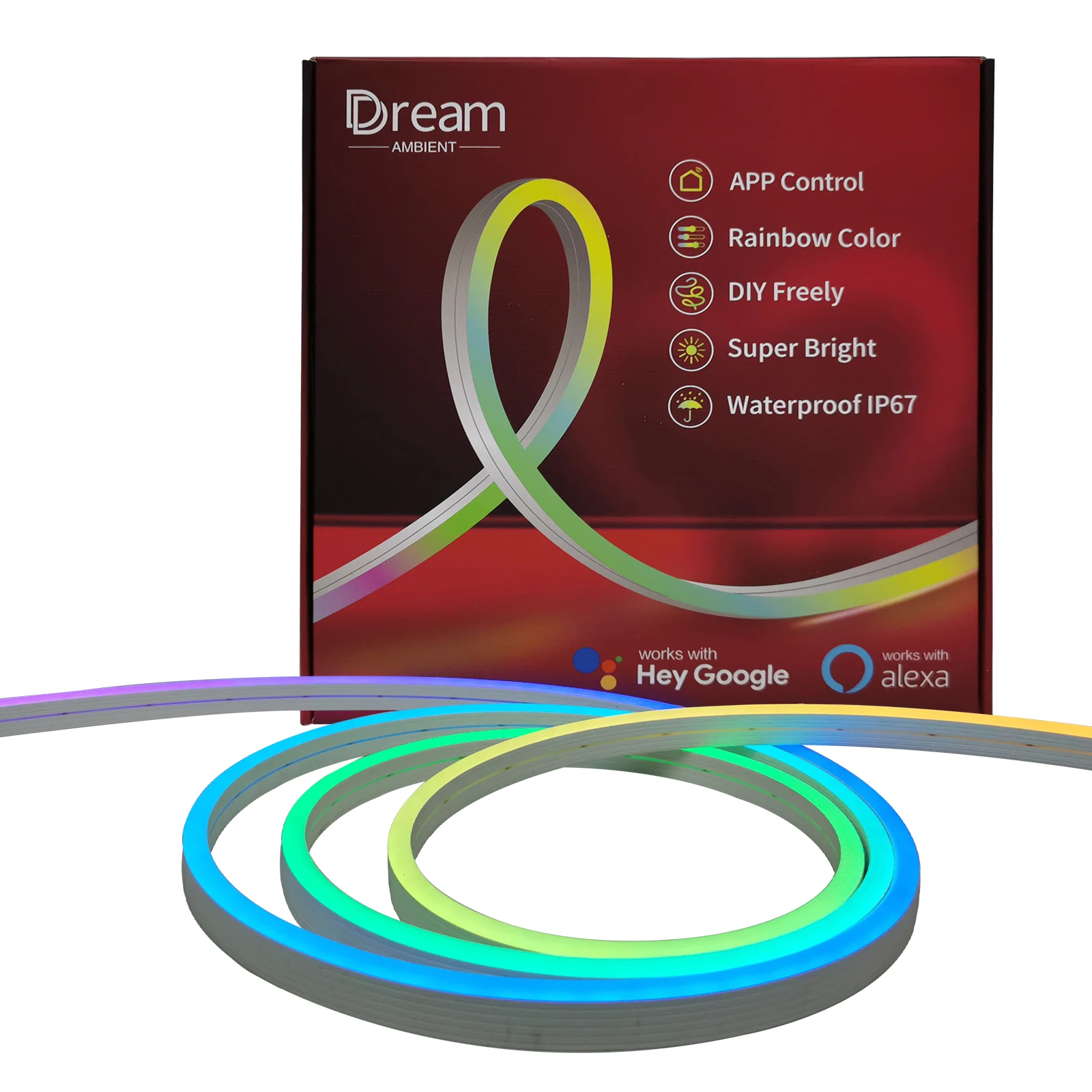 Waterproof Led Neon Flex Rgb 360 Degree Diameter Of Light Round 12v 24v ...
