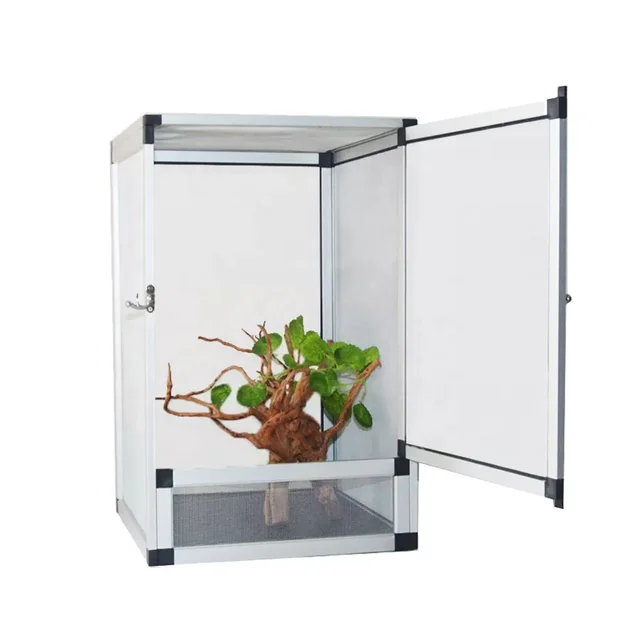 Chameleon aluminum alloy cage  breathable reptile  terrarium  durable and does not rus