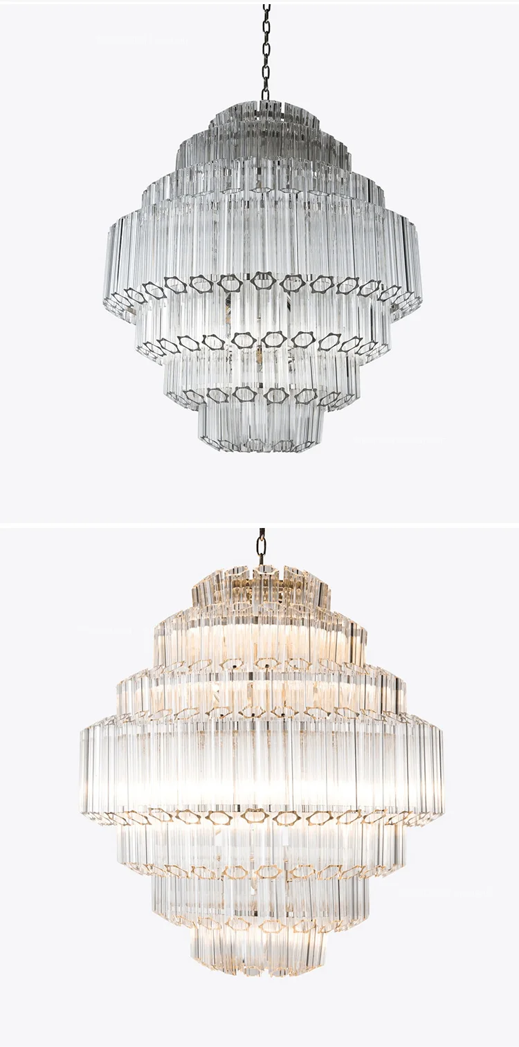 cpl 452 large custom murano glass chandelier  high ceiling decorative art lighting for hotel  villa project-2