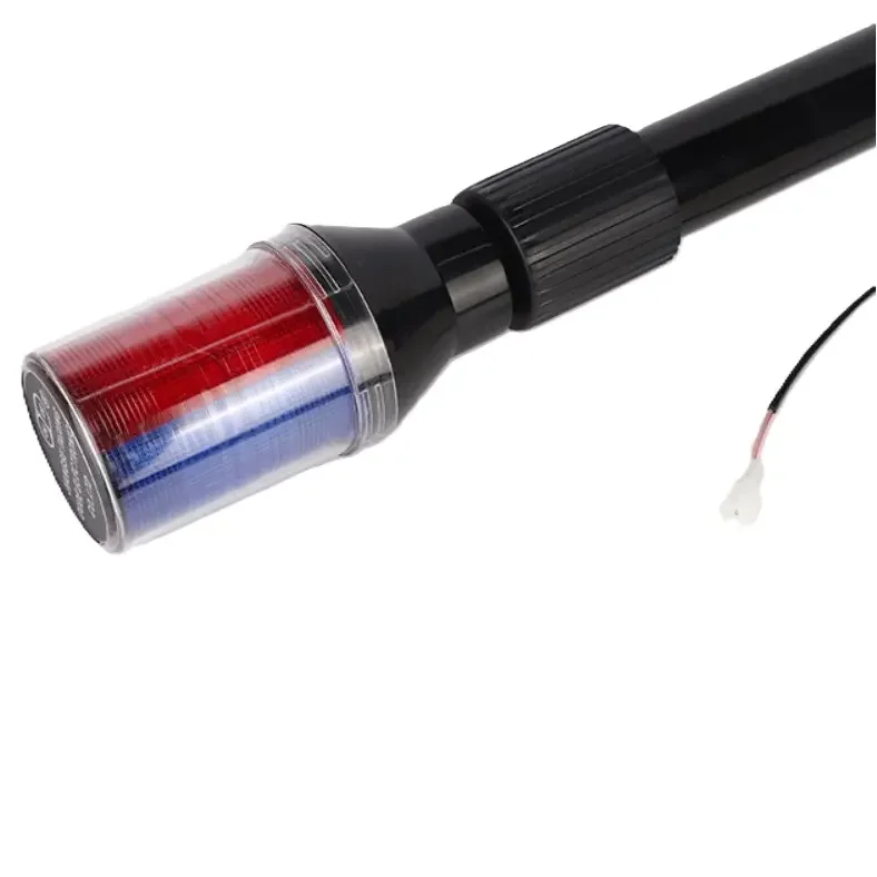 Motorcycle Rear Pole Warning Strobe Lights Emergency Motorcycle Beacon Led Flashing Lights