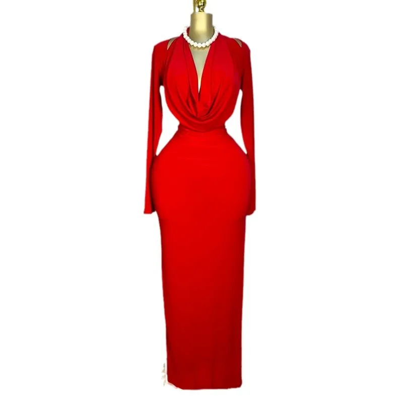 strapless open back dress Copper dress – glam-collection93.com