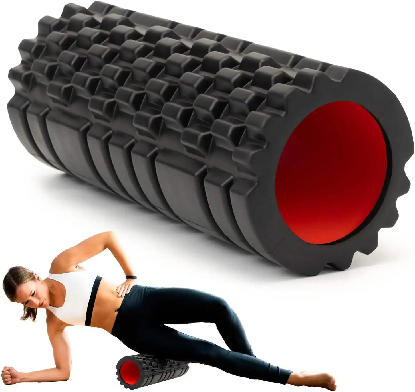 Eco Friendly Foam Roller Massage Stick&Ball Resistance Band for Yoga Exercise product detail 2