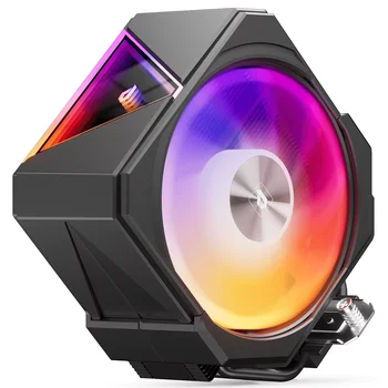 upHere ARGB CPU Cooler, Tower RGB Cooling Fan for PC Processor, Air Cooler Compatible with Intel LGA1700 & AMD