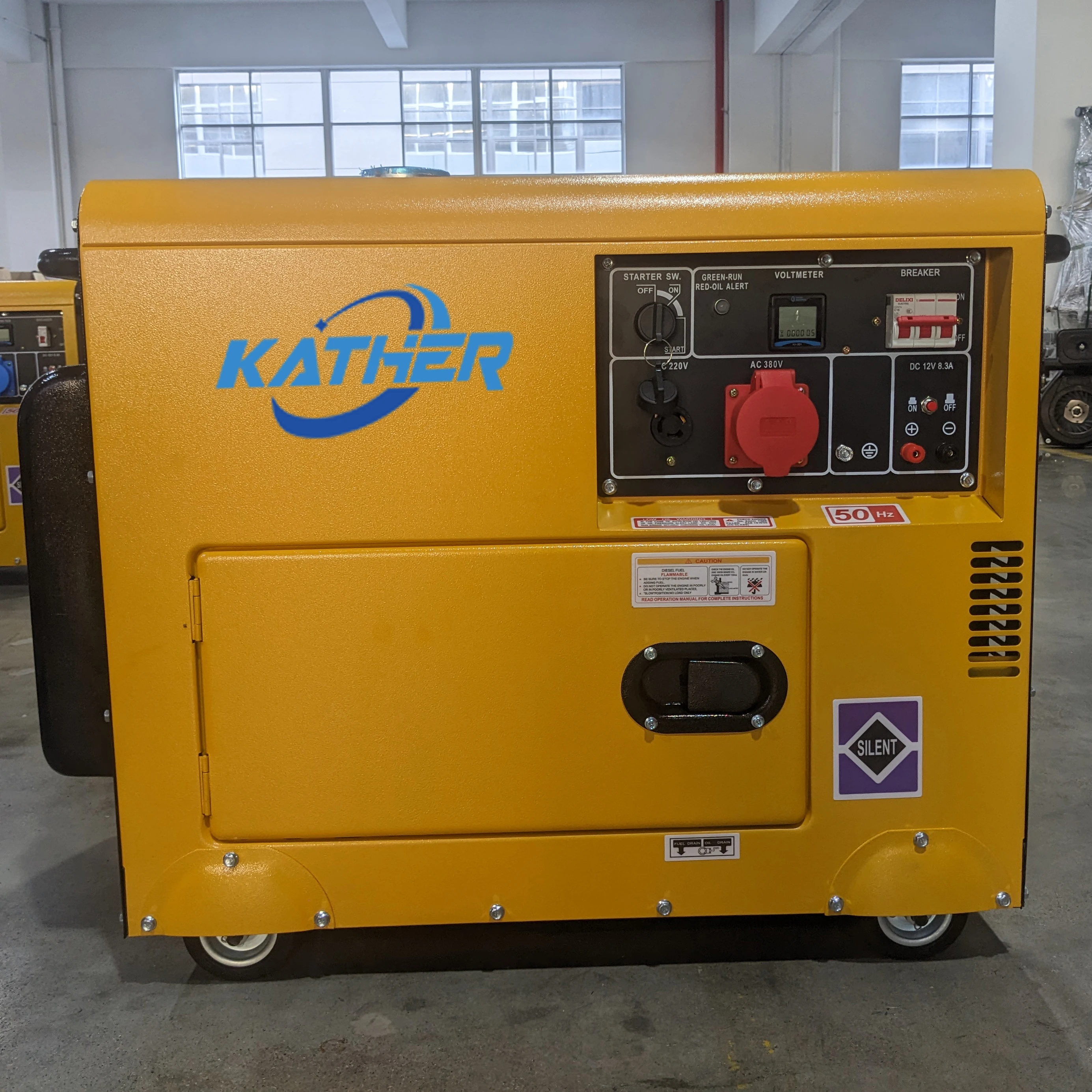 10kva Diesel Super Silent Generator 50hz 220v Soundproof Diesel Generators 20kva Portable Alternator Genset With Ats Auto Start