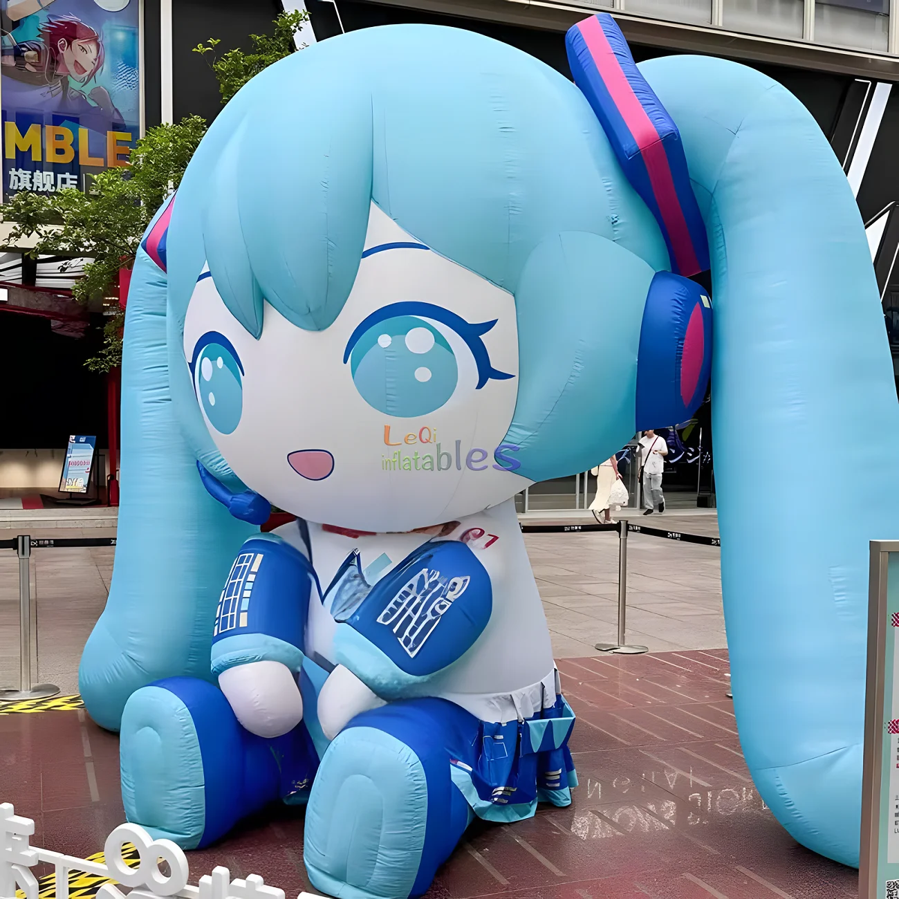 Alibaba.com: Custom Giant Inflatable Anime Girl Miku 3m, Japanese ...