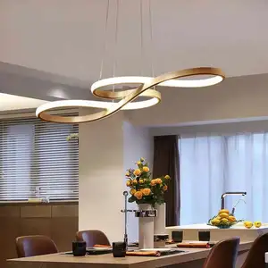 Modern Acrylic Led Chandeliers Luxury Gold Chandelier Pendant Lights Dining Living Room Home Lighting Chandelier