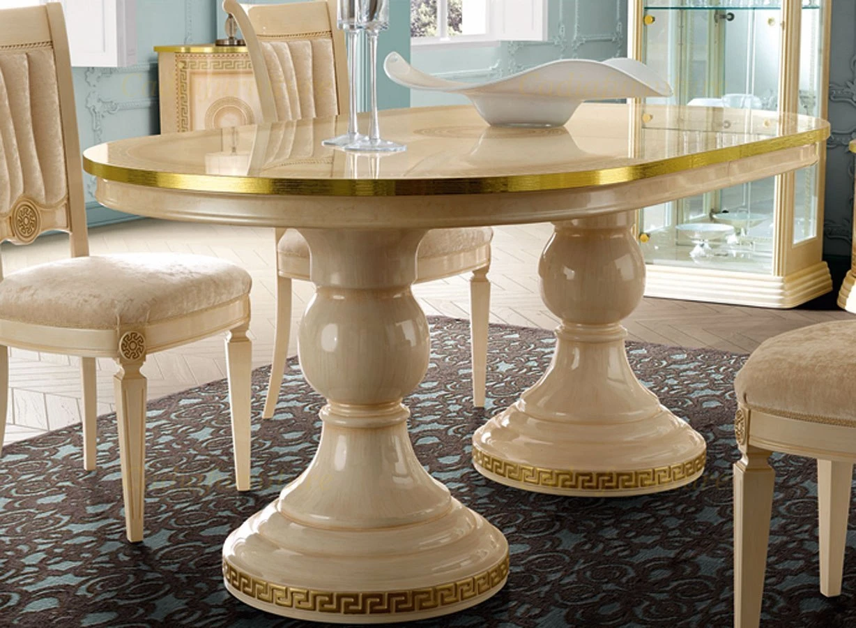 French Design Luxury Modern Design Dining Room Furniture Solid Wood ...