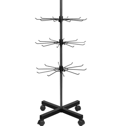 Retail Display Stand 7 Tier Spinner Display Rack Hats Jewelry Craft Show Rack