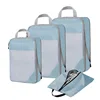 Conjunto de 4 piezas azul lago