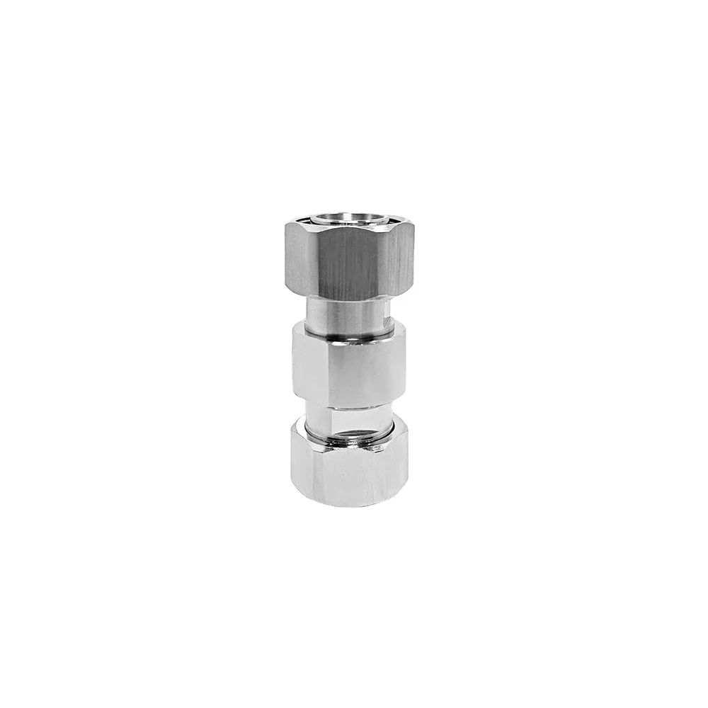 RF Coaxial 4.3-10  Female Jack to 4.3/10 Female Jack Connector Adapter