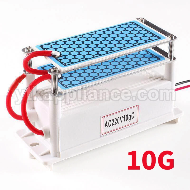 10 Гц/ч Портативный озоновый генератор очиститель воздуха со встроенными керамическими пластинами