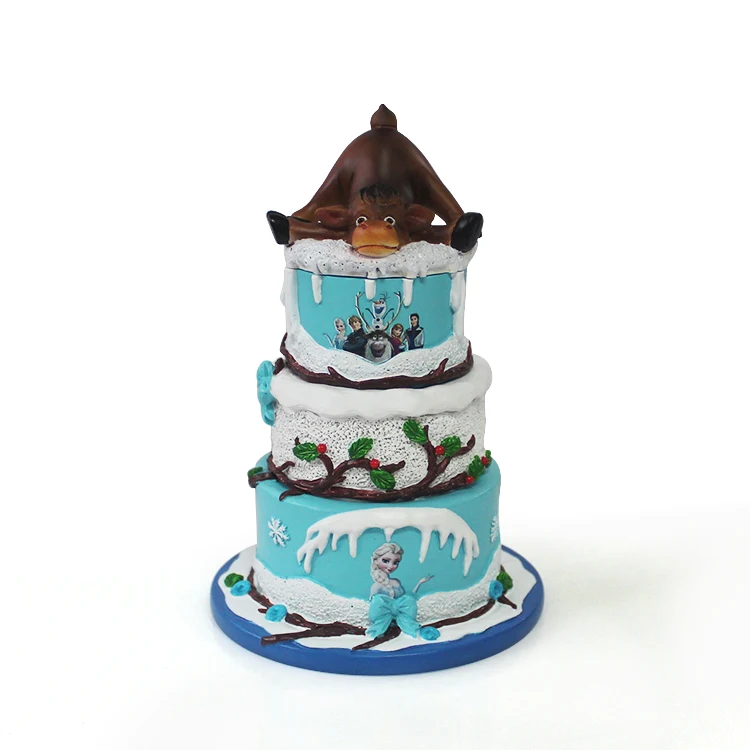 Cake multilayer Jewelry Box resin crafts of home decoration for sale home decor sculpture recycled resin home decor