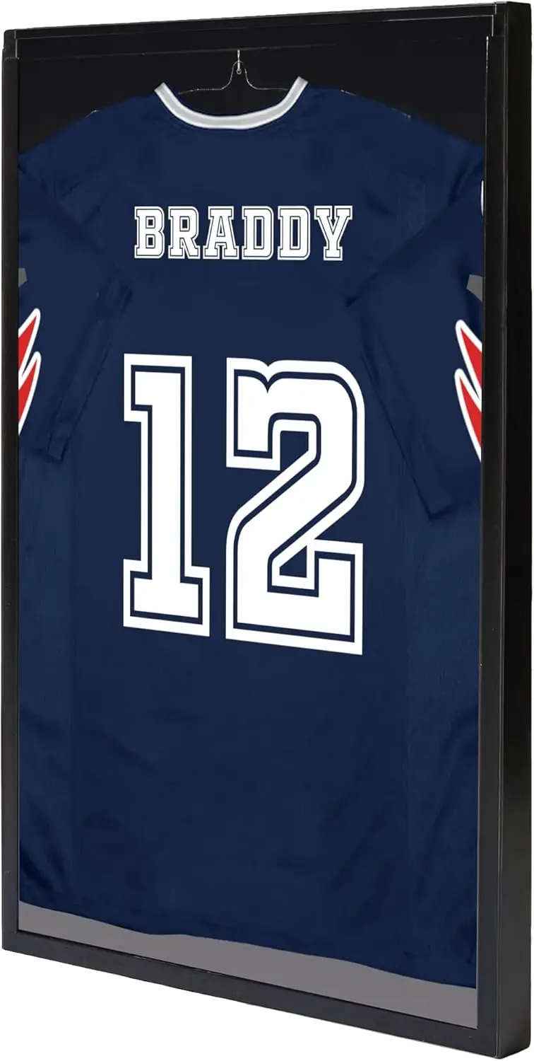 OEM Factory Wall Hanging Clear Acrylic Football Shirt Frame Eco-Friendly and Recyclable for Display