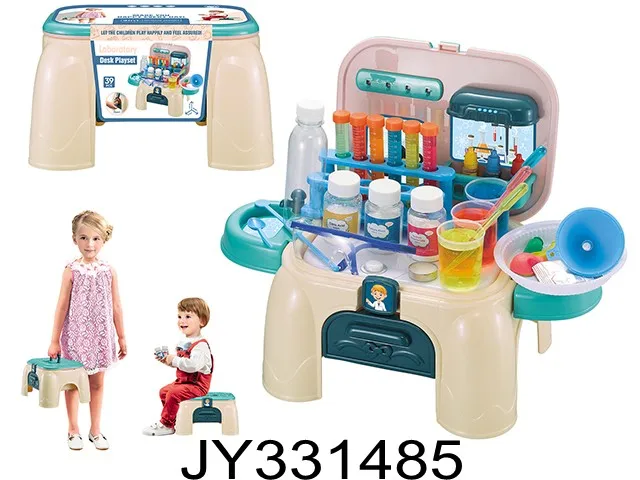 Educational Toys 42PCS Small Experiment Storage Table Simulated Science Experiment Toy Science Kit for Kids