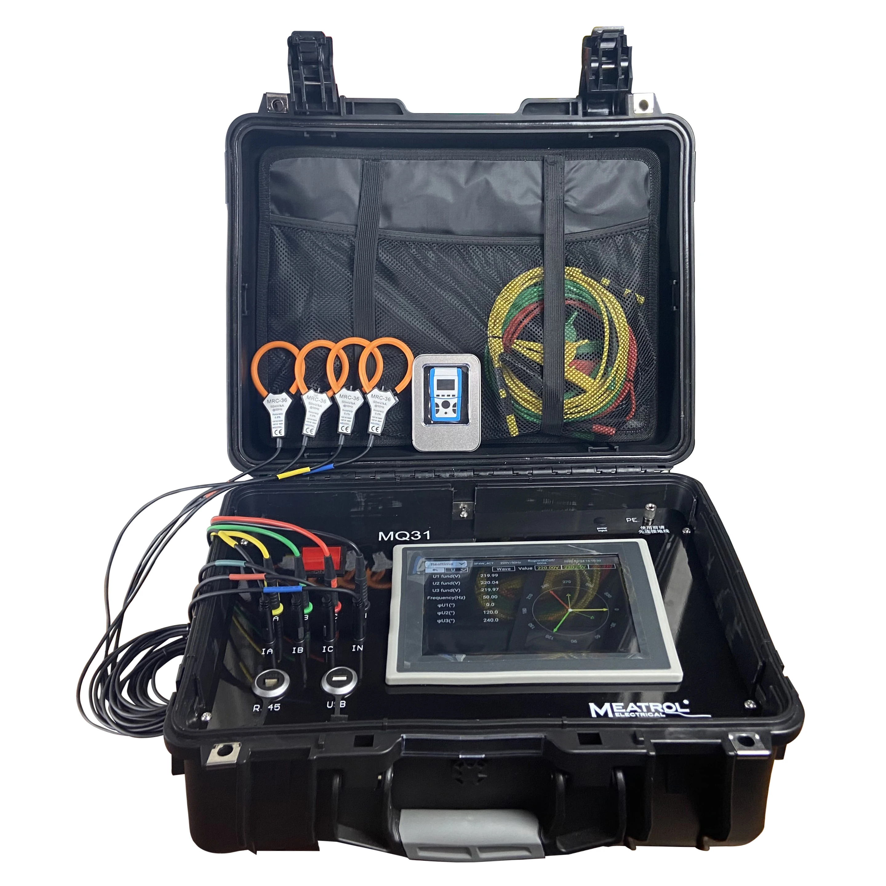 Power Analyzer MEATROL MQ31 All Parameter Measuring 3 Phase Electric Energy Meter Power Quality Analyzer