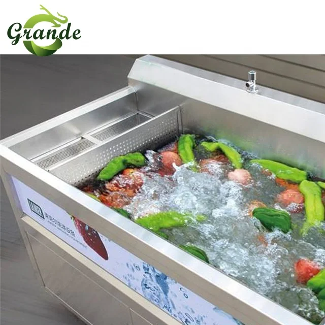 Bubble Washer for Washing Leafy Vegetable Fruit Broccoli Mushroom Ozone Vegetable Washing  Machine
