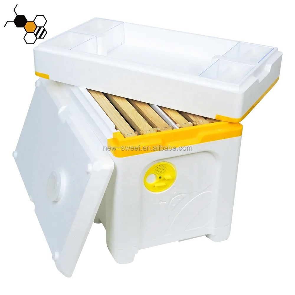 Langstroth Insulated Beehive White Plastic Bee Hive Nuc Box For Beekeeping Buy Nuc Box bee Nuc