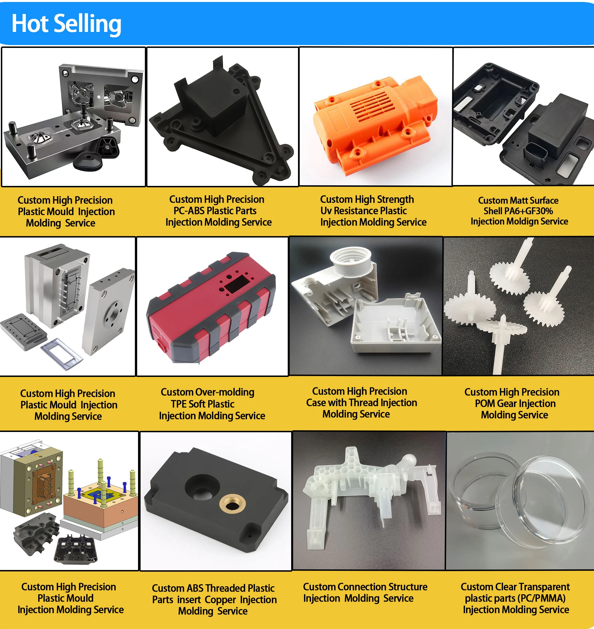 Customized Plastic Injection Molds  Injection Mould products  Mold Design Analyze Service manufacture