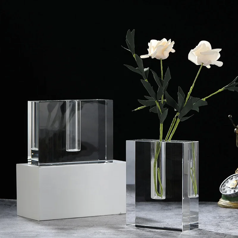 Modern Crystal Vase for Table Centerpieces Home Decoration Luxury Wedding Centerpiece For Flowers gift