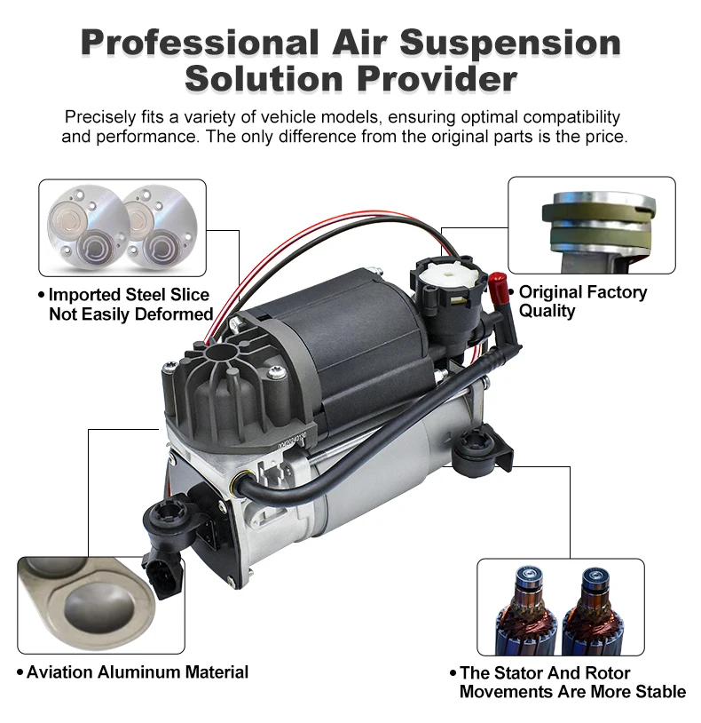 product durable air suspension compressor for maybach 57  62 2002 2013 high quality reliable component-97