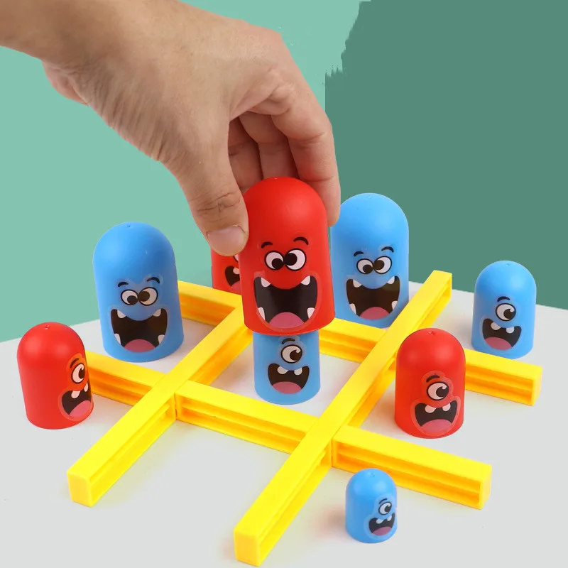 Amazon Hot Selling Dolls Tic Tactoe Toy Funny Snake Game Puzzle Battle