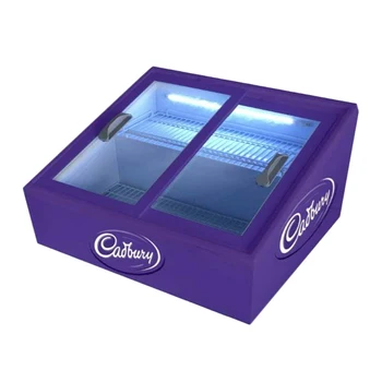 Small chocolate cheap display fridge