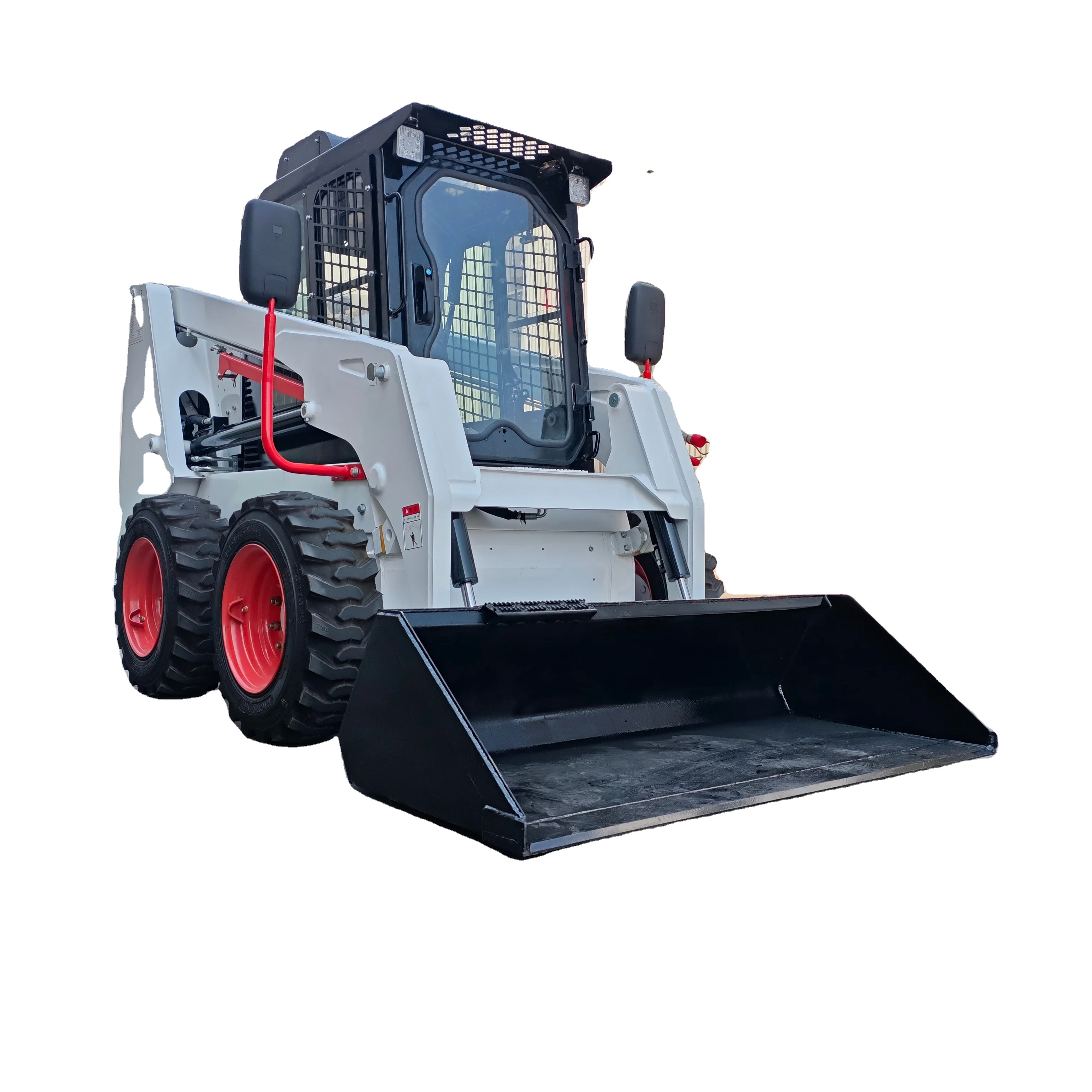 china cheap mini skid steer loader with track hydraulic control wheel skid steer loader attachment with 4 in 1 bucket