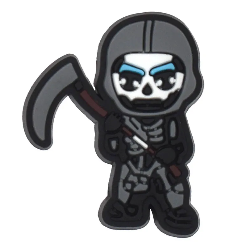 Hot Selling PVC Fortnitee Highlights Cheap Cartoon Shoe Charm Ornament Wholesale Bags Decorations Sandals Accessories