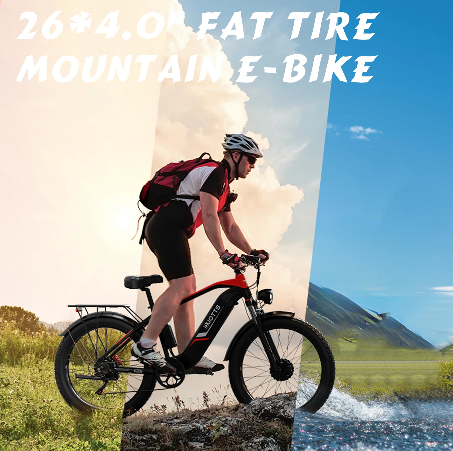 Spedizione gratuita EU UK Stock Duotts F26 elettrico Mountain Dirt