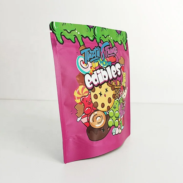 Custom 100mg 500mg Cookie Puffs Brownie Snack Food Smell Proof Edible ...