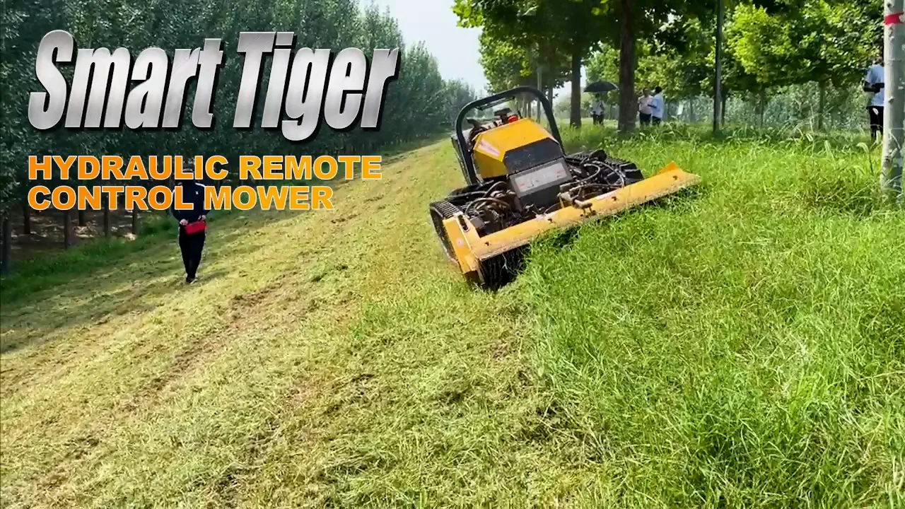 Remote Control Forestry Mulcher Lawn Mower China Wasteland Mower Buy