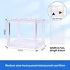 Medium size transparent transparent partition