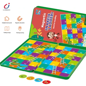 Chengji Logical Reasoning Training Board Game Toy Parent Child Interaction Cartoon Snake Theme Magnetic Chess Board for Kids