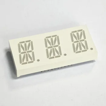 0.8 Inch 16 Segment Led Display 3 Digit Blue Light Alphanumeric Smart Home System Panel for Instrumentation Arduino Projects